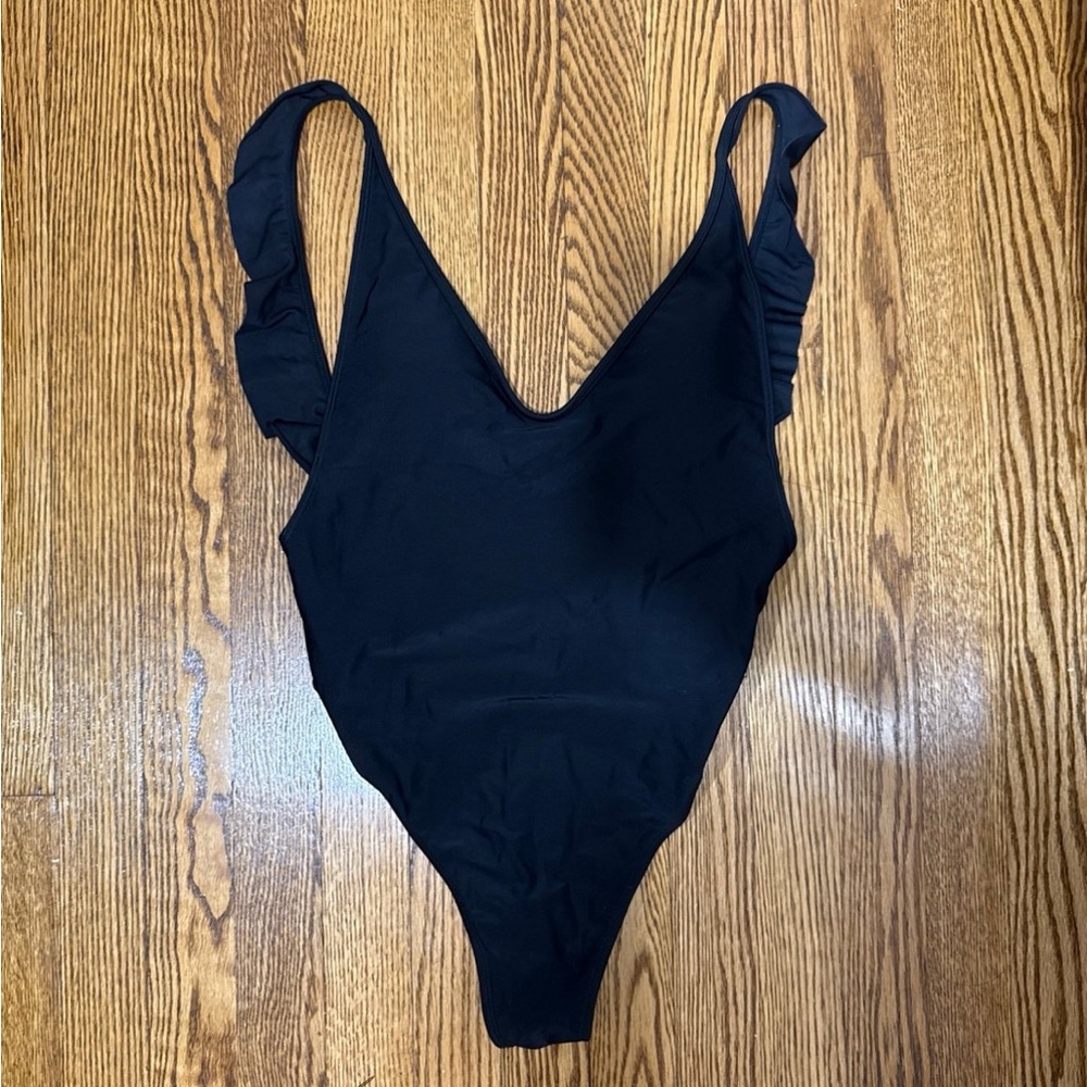 Aerie Black One Piece Swimsuit